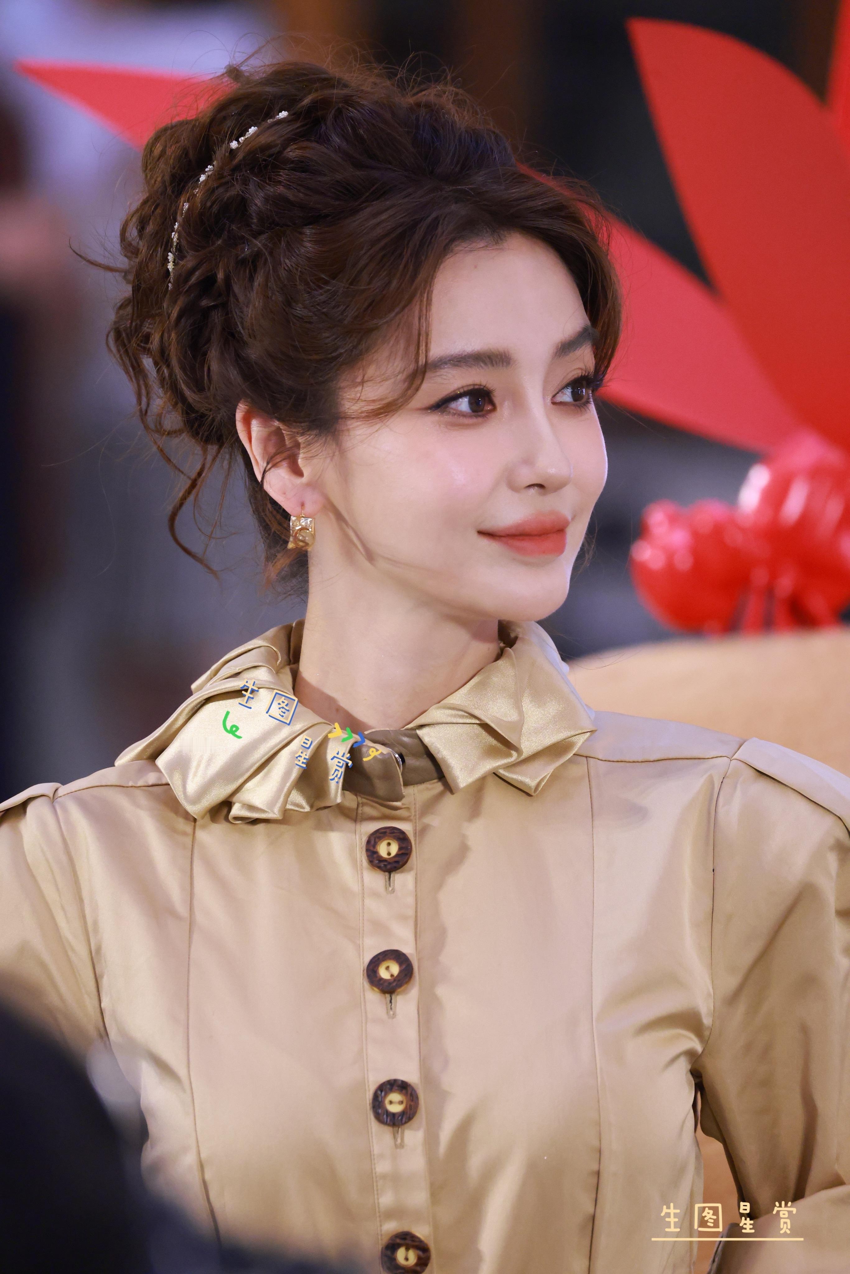 Angelababy杨颖今日上海活动生图合辑，状态好好[女孩儿]Angelaba