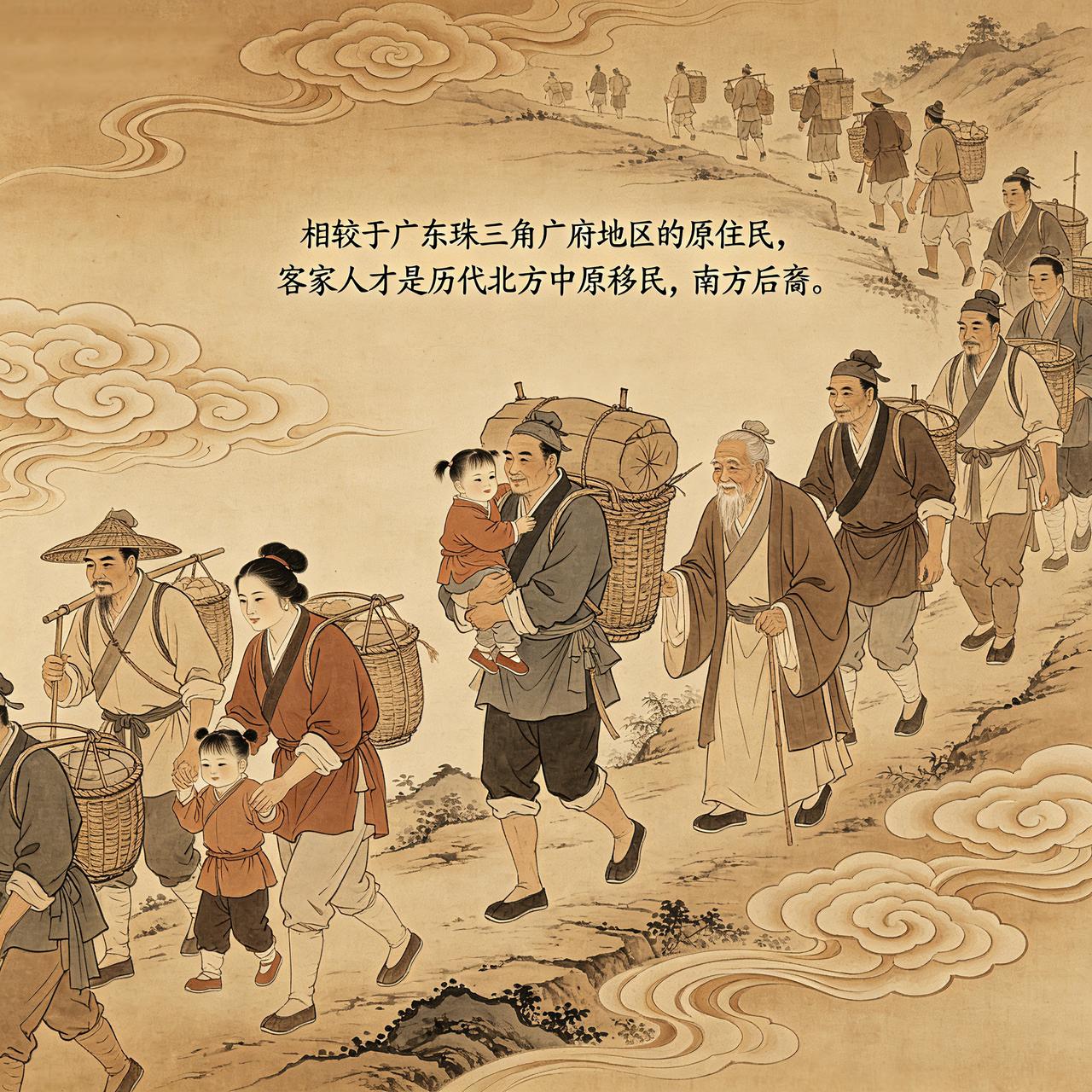 历代中原战乱，就是产生“客家移民”的最重要原因。可以说，相较于广东珠三角广府地区