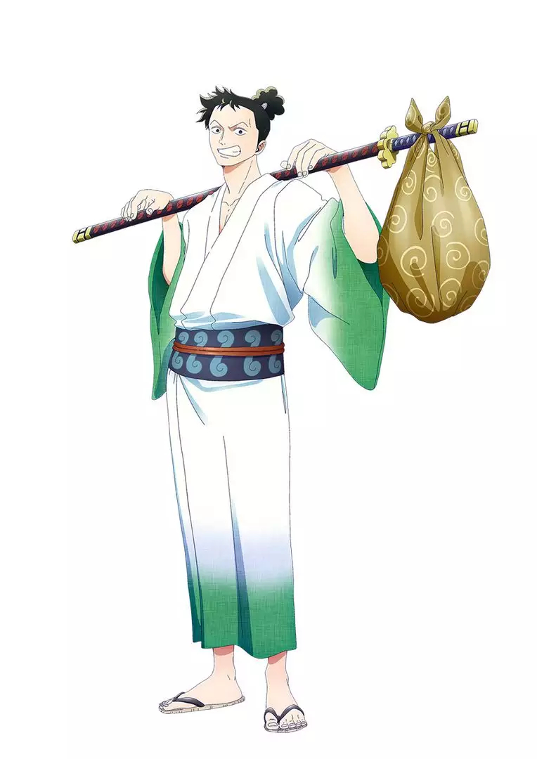 尾田早期短篇动画化《一百三情飞龙侍极》！明年1月播出！人物视觉图中的原型龙马和索