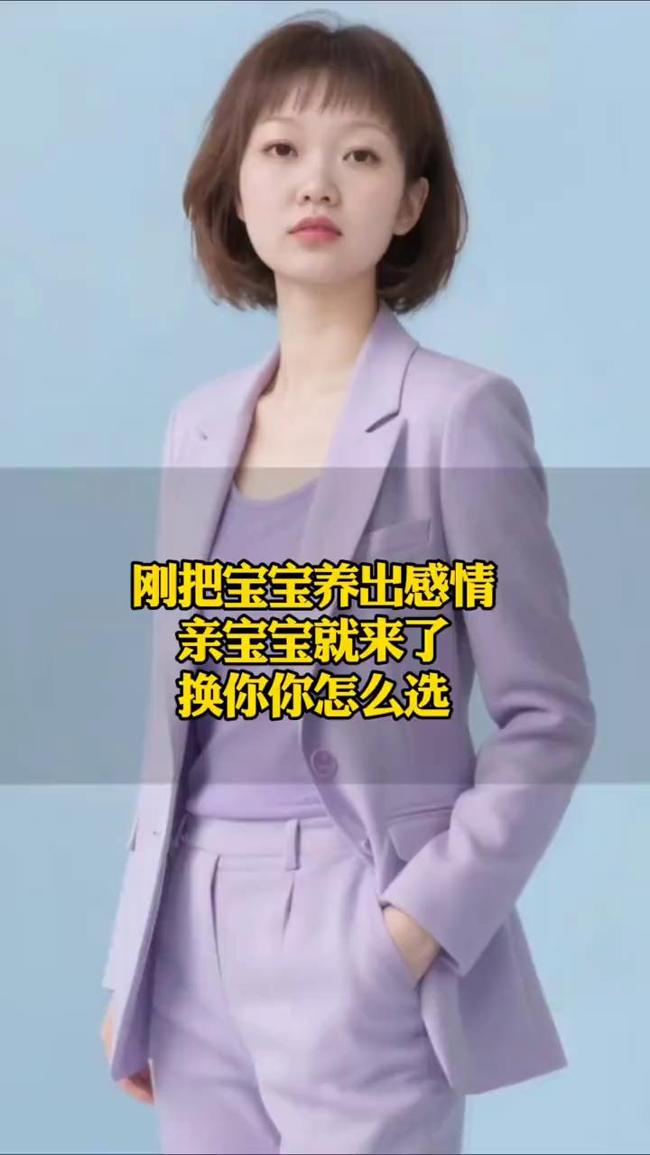刚把宝宝养出感情，亲宝宝就来了，换你你怎么选？
一对夫妻结婚多年没怀上，花了不少