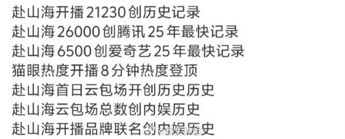 成毅《赴山海》首播破多个历史最快记录成毅赴山海首播成绩 ​​​