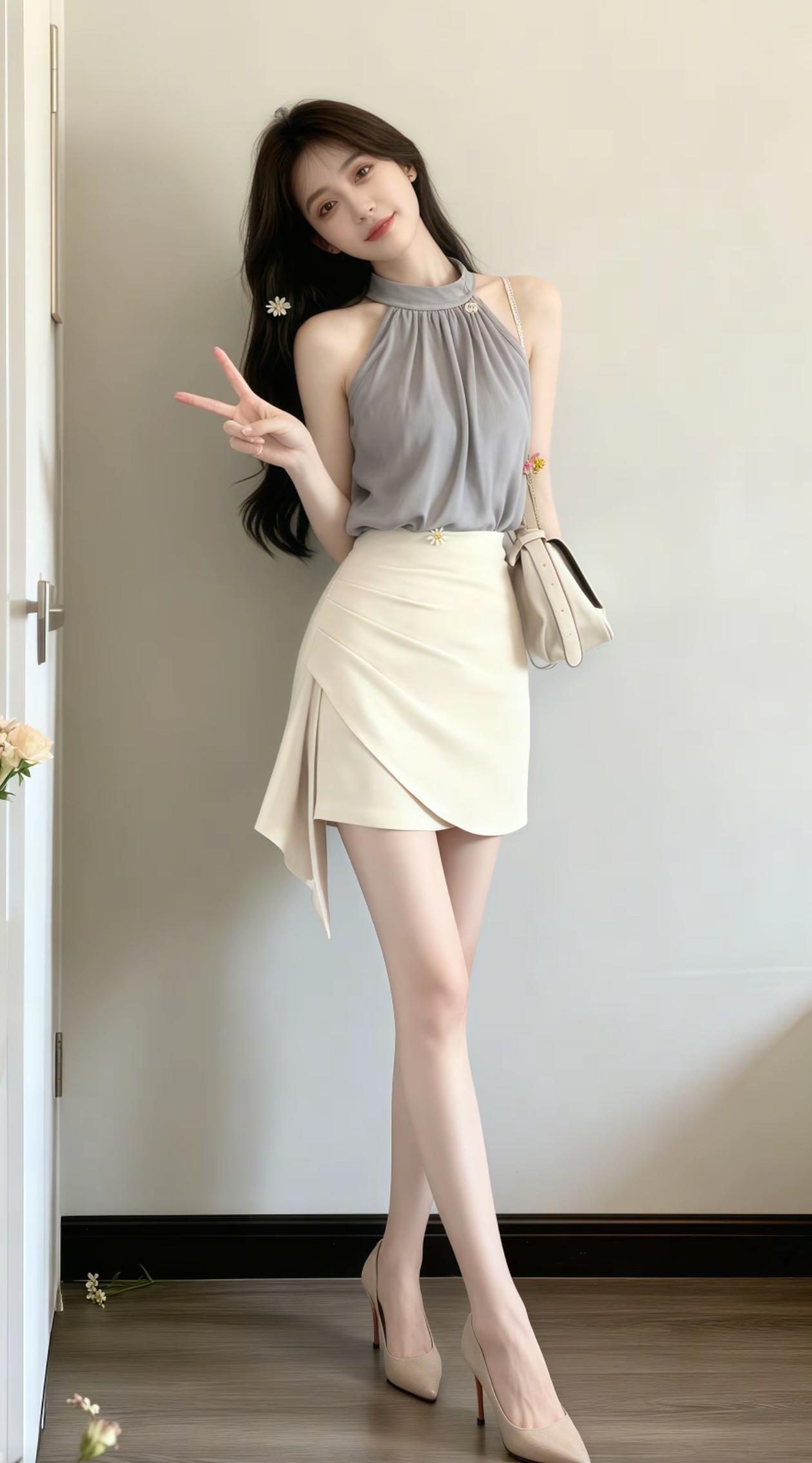 这身装扮好有气质