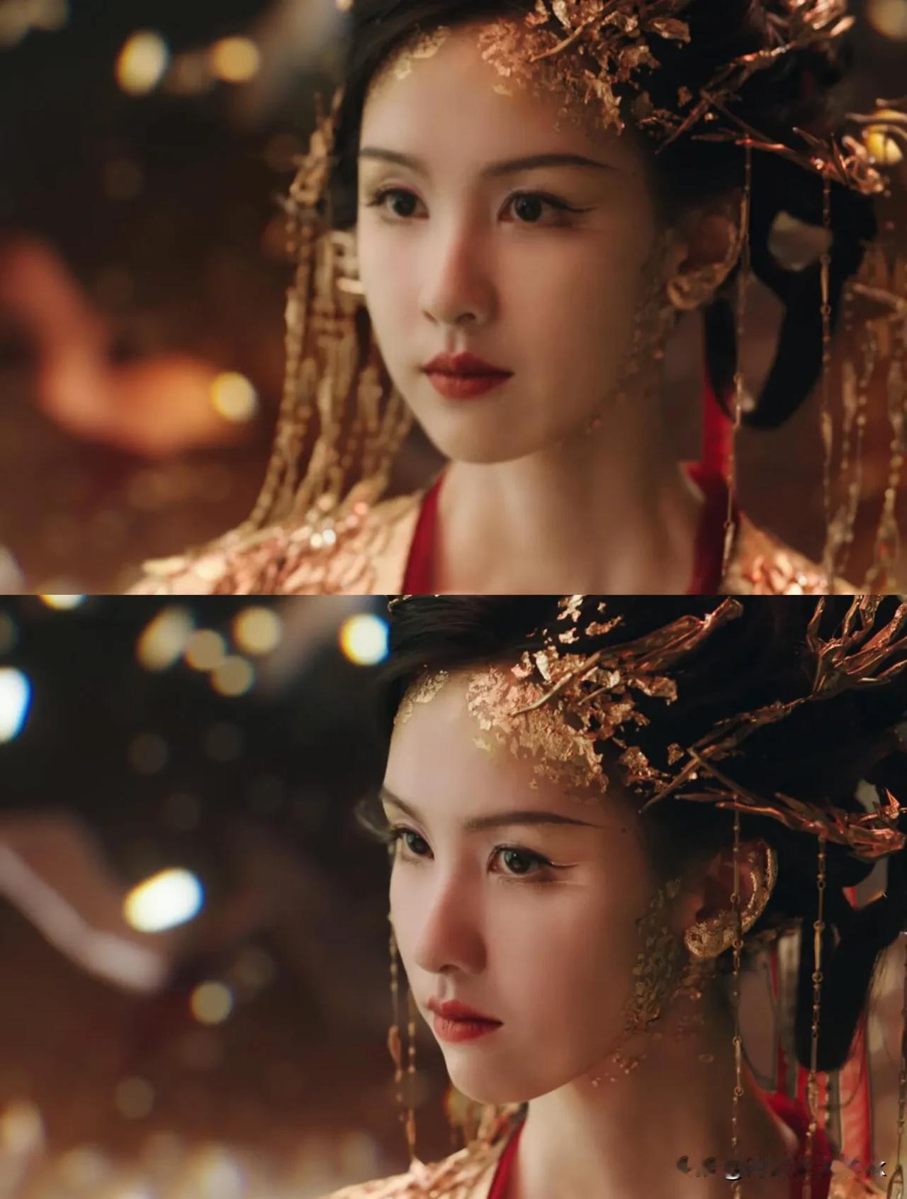 陈都灵这个镜妖的造型真的太漂亮了，是最近几年仙侠最棒的造型了

总感觉陈都灵是个