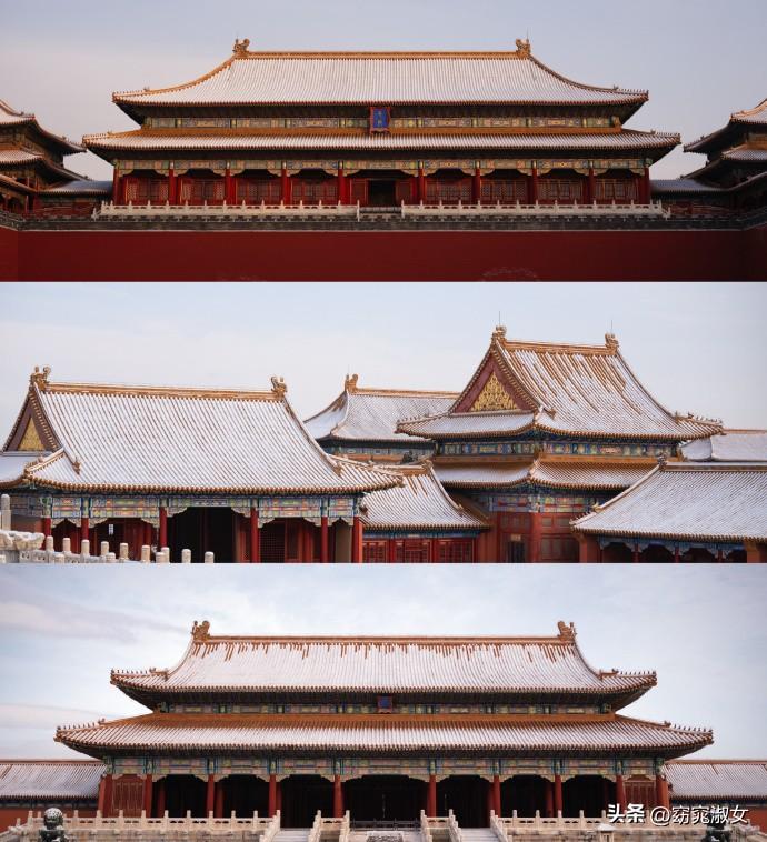 李现太会拍了！
雪后故宫美景欣赏!
红墙覆雪，琉璃映白，演员李现拍的雪后故宫，宏