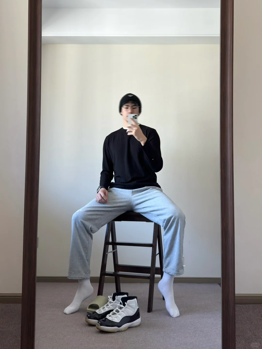ootd 我真的太爱黑白灰了