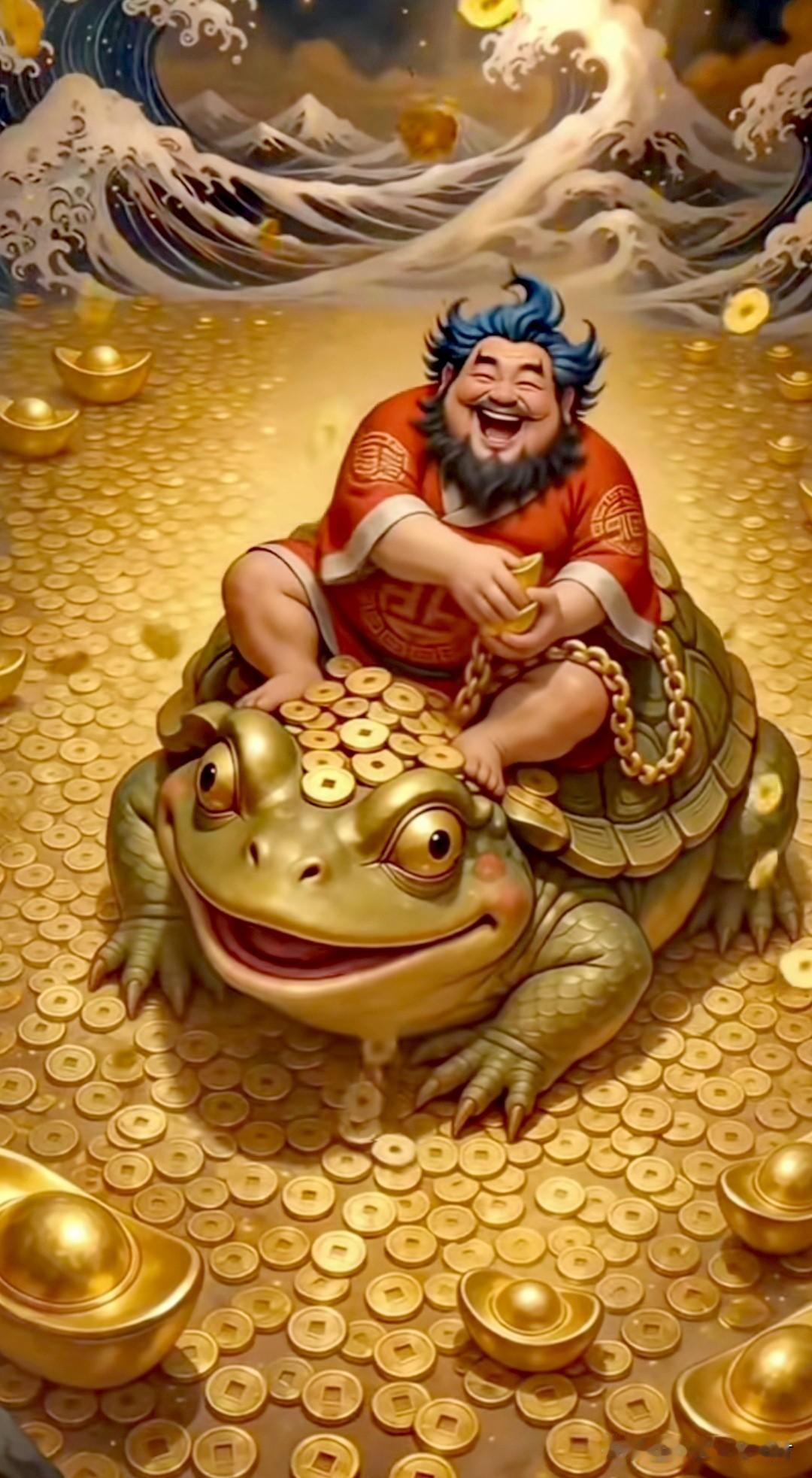 刘海戏金蟾，偏财祖师