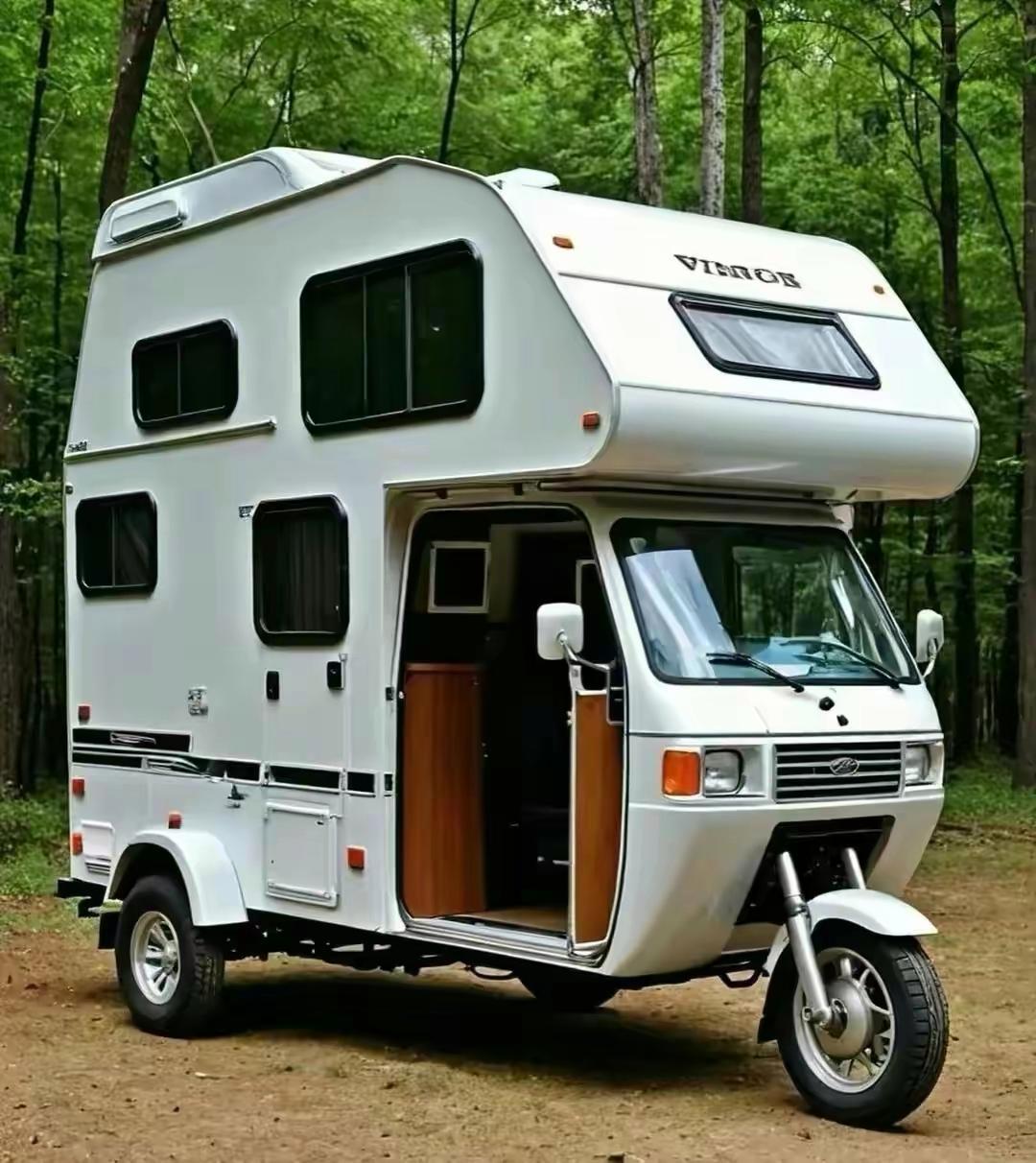 房车自驾游越来越多，三轮房车起到了很大的推动作用。