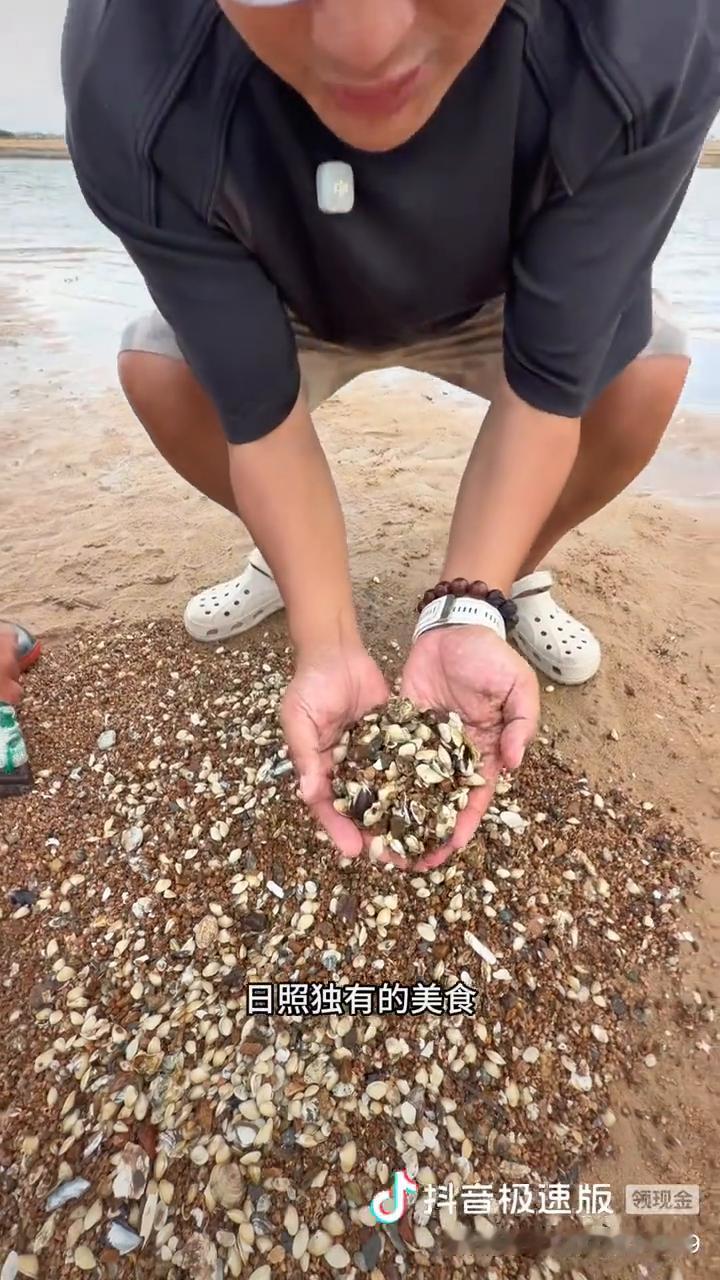 山东日照海沙子面。
这是只有在山东日照才能吃到的海沙子面。海沙子是什么？它不是海