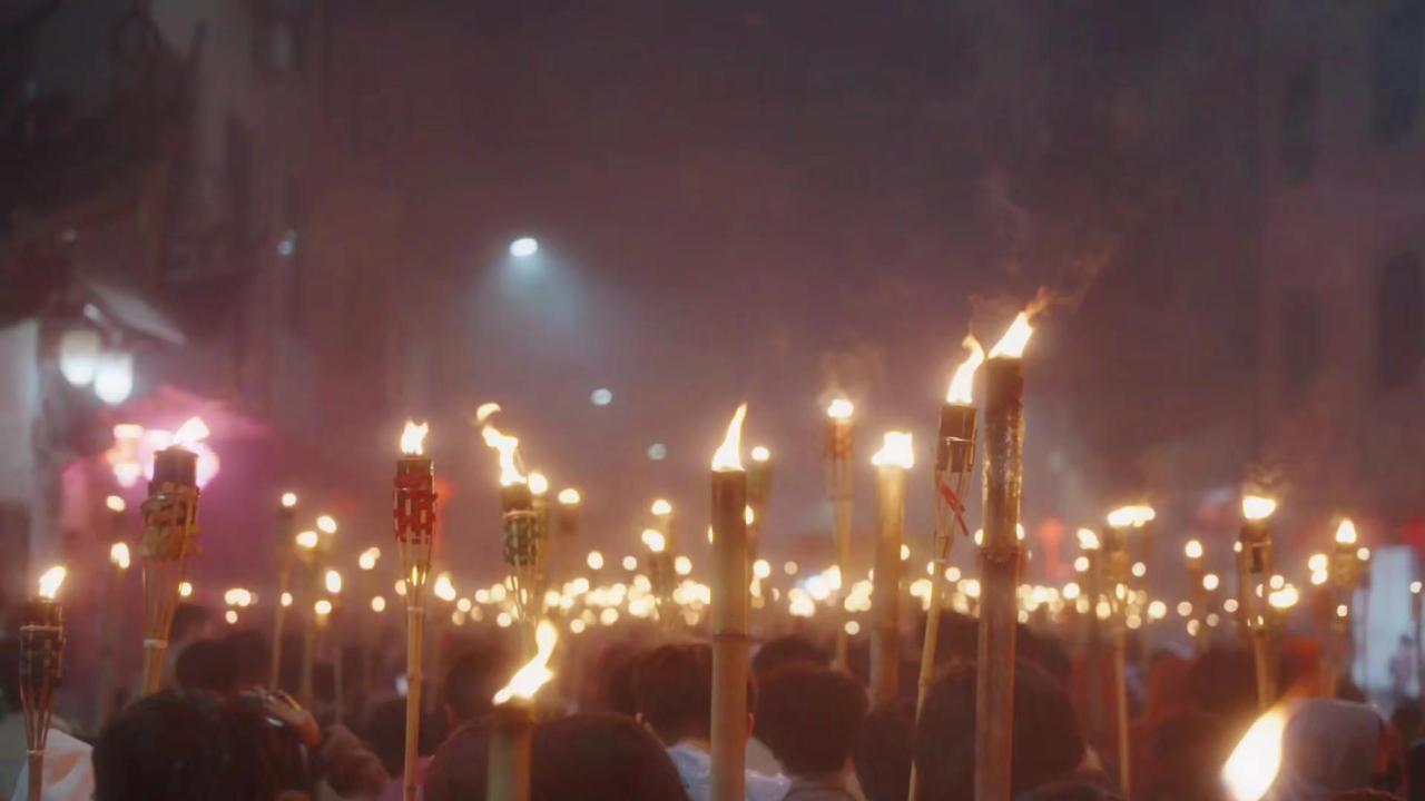 第一次见，有点震撼榜头朱阳宫