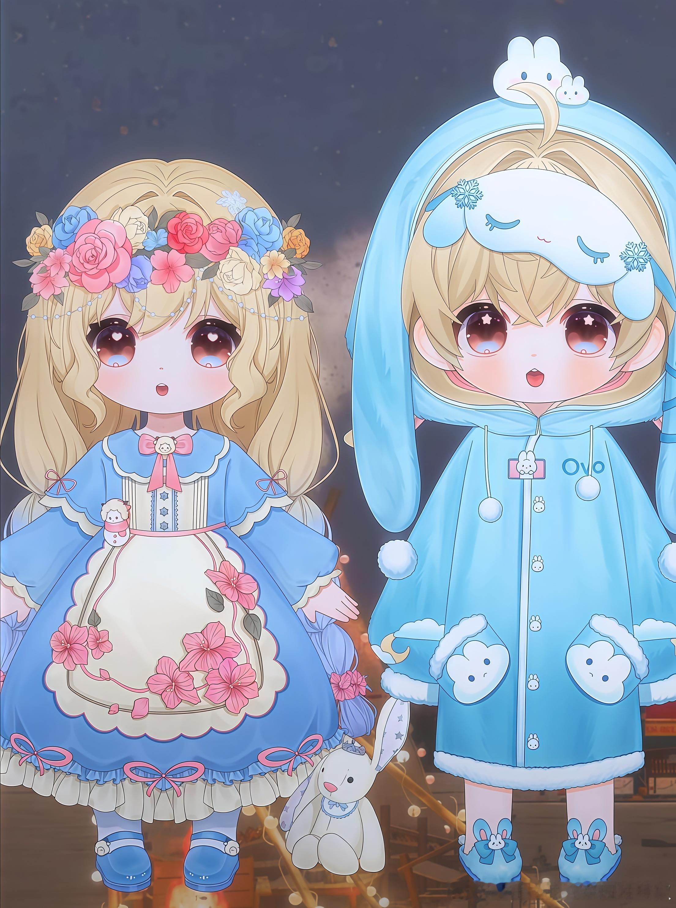 魔丸兔🐰和灵珠羊🐏 