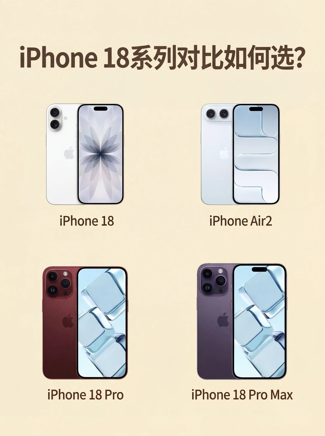 iPhone18全系列爆料汇总！想换机的提前码住