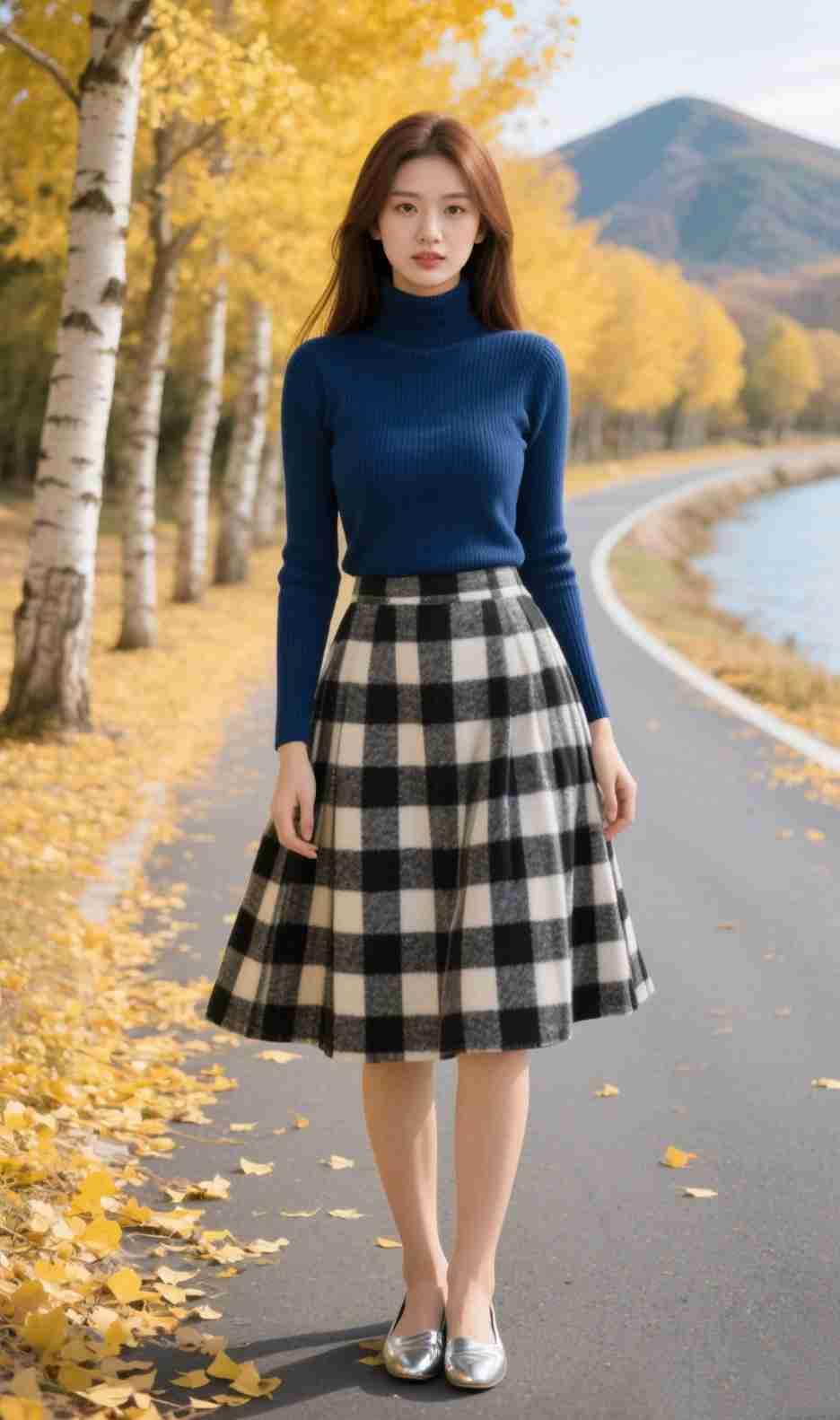 我的今日状态：😁轻松愉快
我这里的天气：☀️晴天

《秋径行》
 
宝蓝织就秋