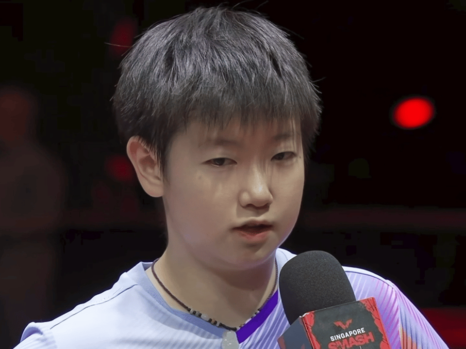 喜欢她毛茸茸的头发 孙颖莎