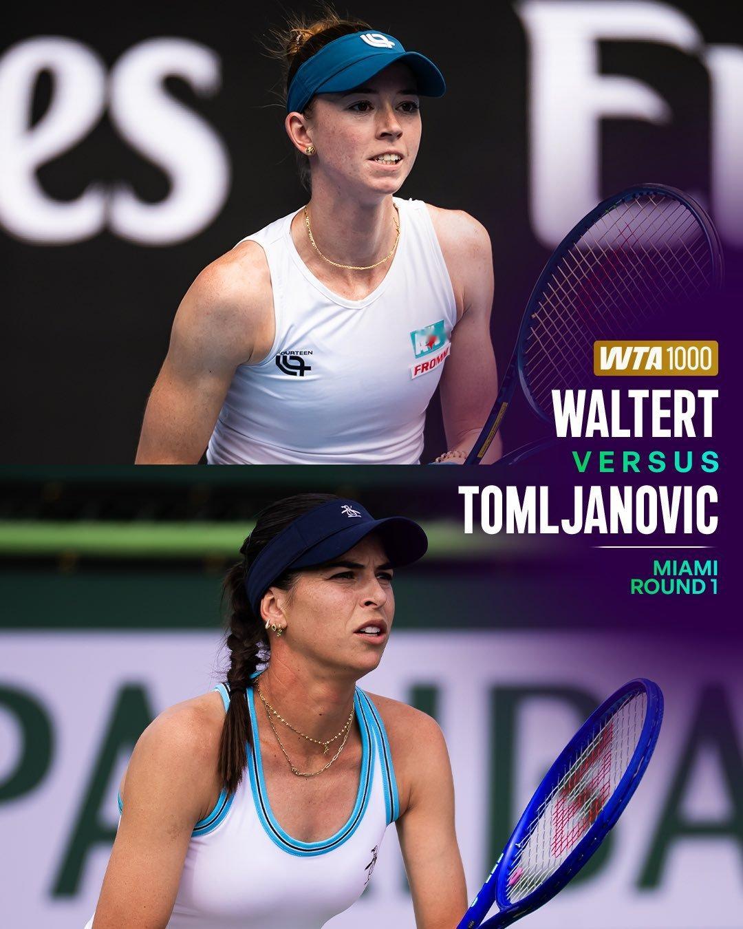 WTA1000迈阿密站首个比赛日到来你会关注哪些对决呢？ 