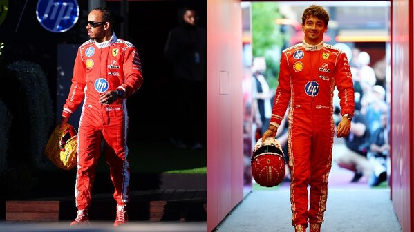 以乐高®风格开启新赛季：灵感源自法拉利HP车队车手夏尔•勒克莱尔与刘易斯•汉密尔顿的全新乐高头盔展示