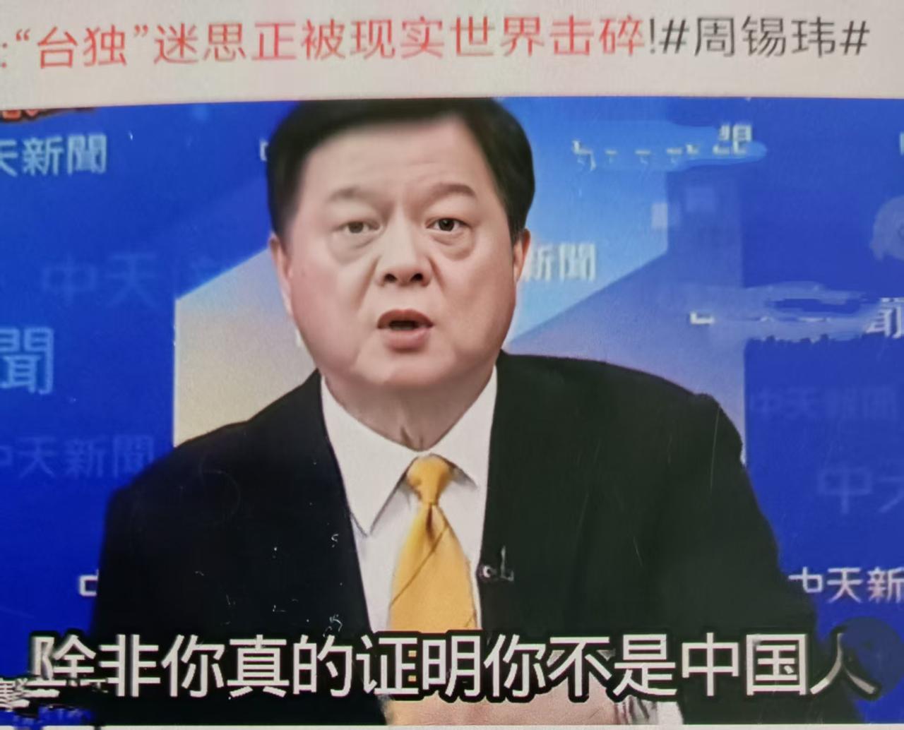 周锡玮最近关于“‘台独’迷思正被现实世界击碎”的言论，是岛内统派基于民意转向、外