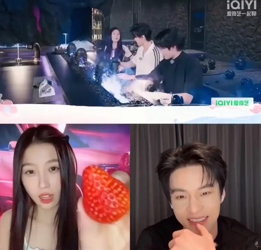 虞书欣的情商真的很高她在《双轨》播出期间的综艺和直播中都不动声色的主动cue了何