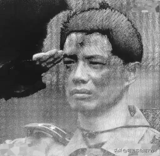 这张是蒋金柱烈士最后一张留在世上的照片，照片中的他，头部被子弹击中，手臂被打断，