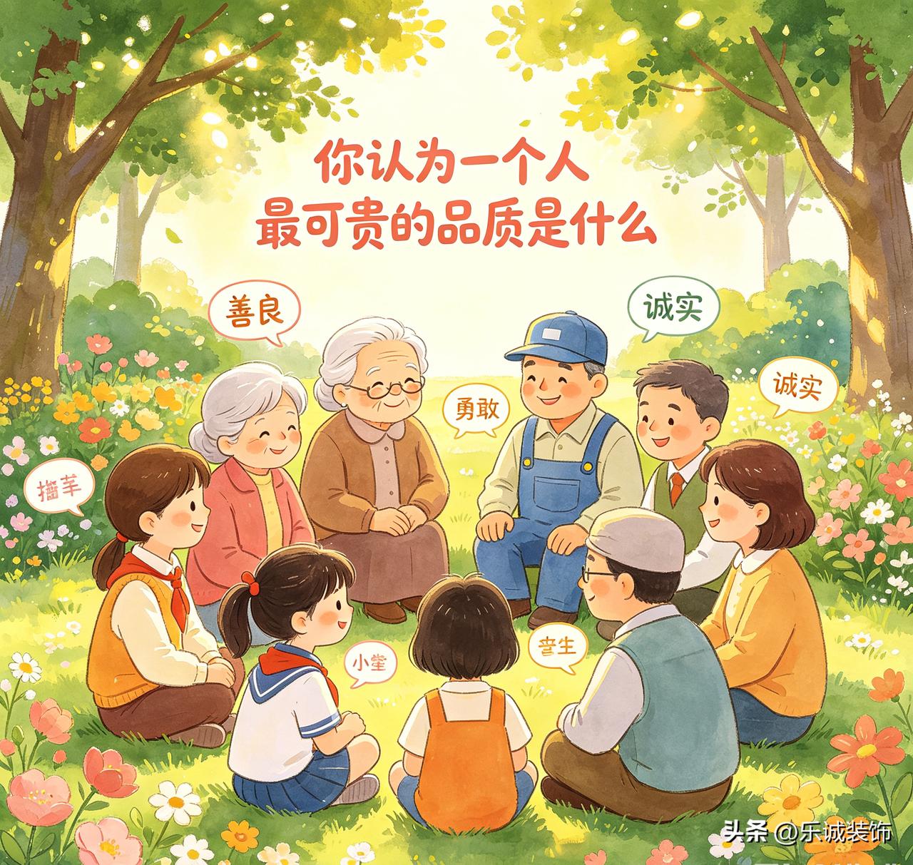 一个人最可贵的品质，是心怀善良与底线。保有同理心，体谅旁人不易，不损人利己；处事