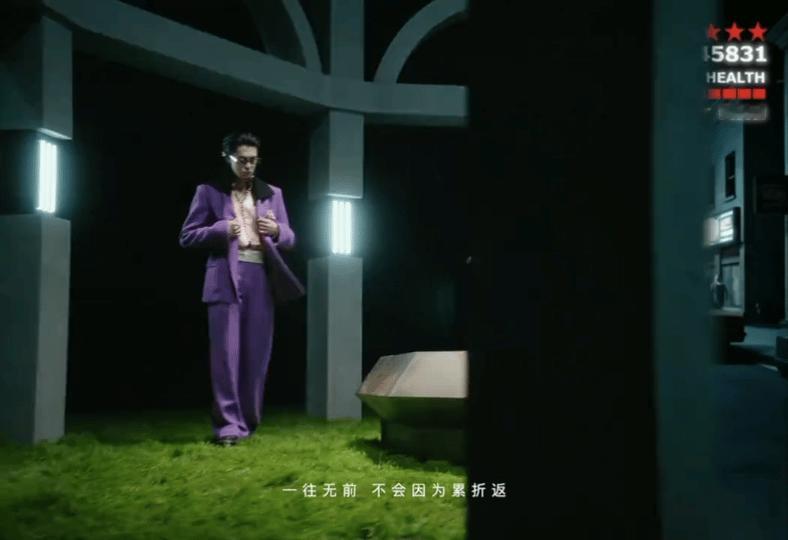 《优雅》MV今日上线！现实与虚幻的边界在此刻模糊。王鹤棣一人分饰两角，从现代都市