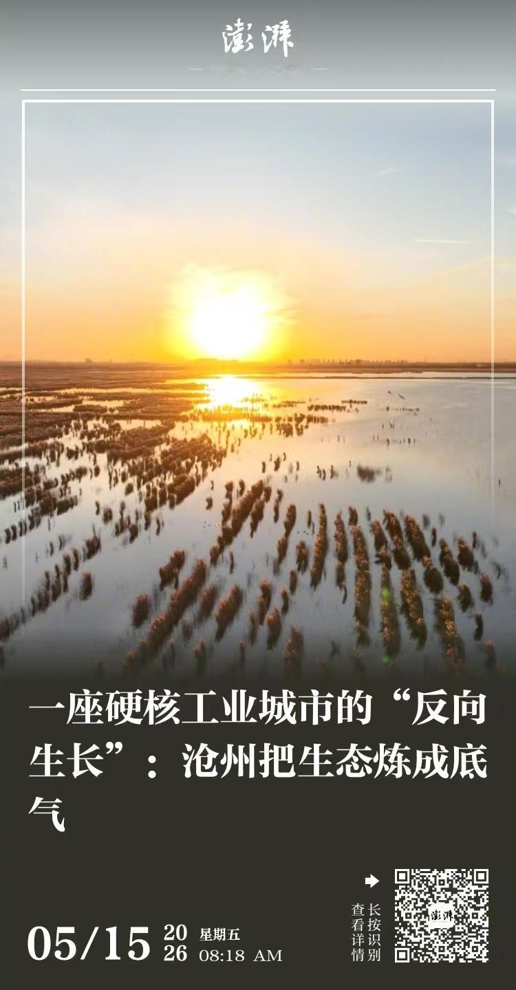 硬核沧州，反向生长。河海狮城产业兴文武沧州启新程