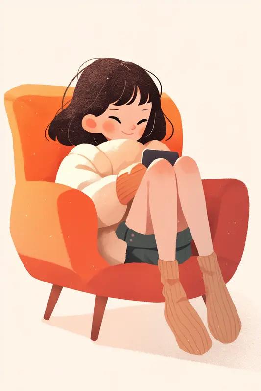 幸福这玩意儿，每个人的答案都不一样。对我来说，幸福就是在忙碌一天后，能舒舒服服地