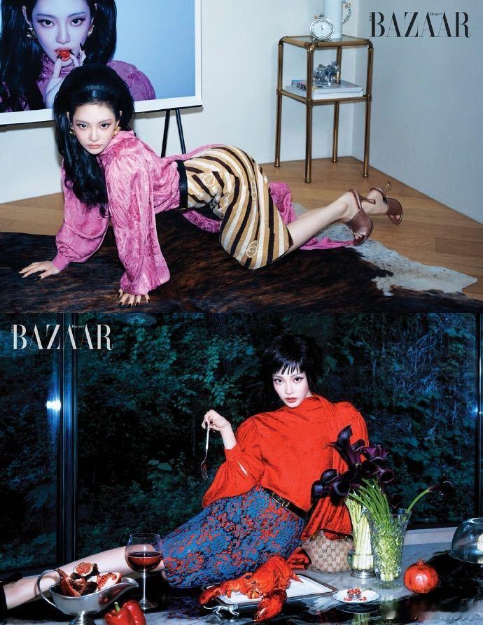 GUCCI官宣宁艺卓📸官宣大片镜头感绝了！宁艺卓轻松驾驭GUCCI奢华风格，复