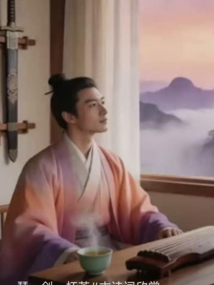 天净沙·卧云
天香满室仙家，
琴心剑胆清茶，
羽袂烟霞潇洒。
尘缘不惹，
闲云自