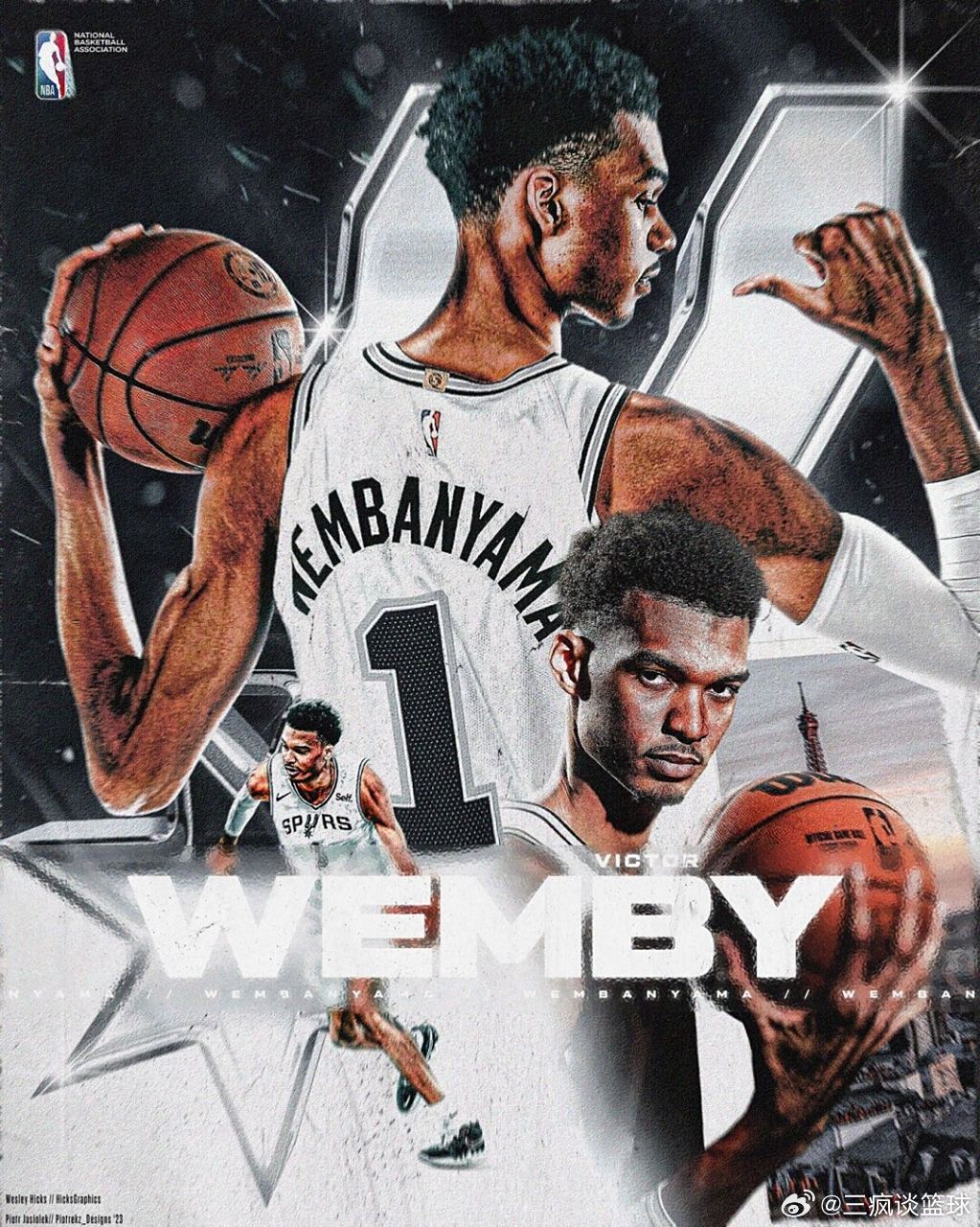 文班亚马真的不适合打首发，一打首发马刺必败今天马刺与雷霆第四次交手，前三次文班亚