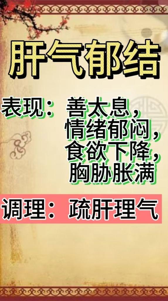 肝不好，人先倒，肝不好的四种类型要分清！

一、肝气郁结
二、肝郁化火
三、肝胆