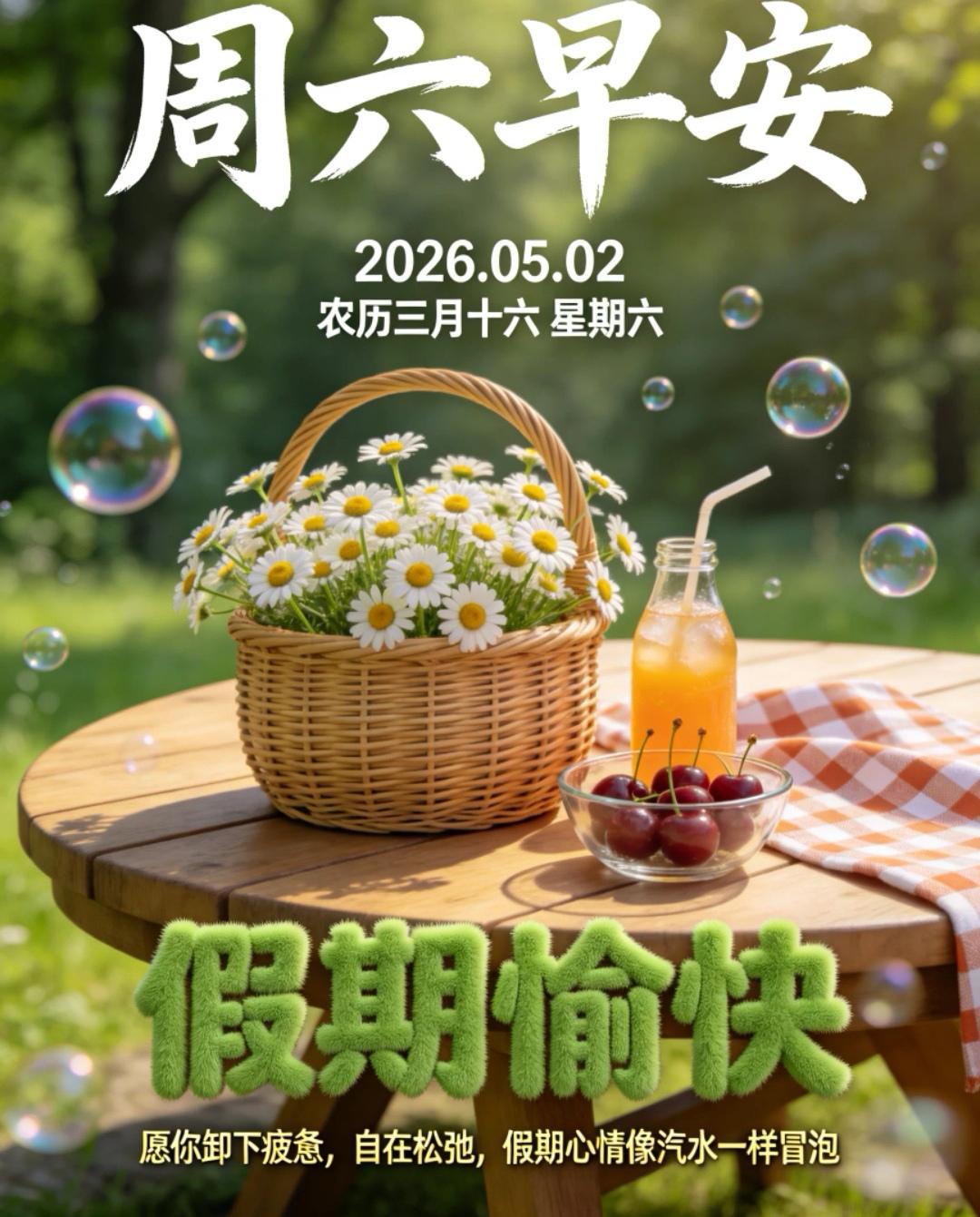 假期愉快
