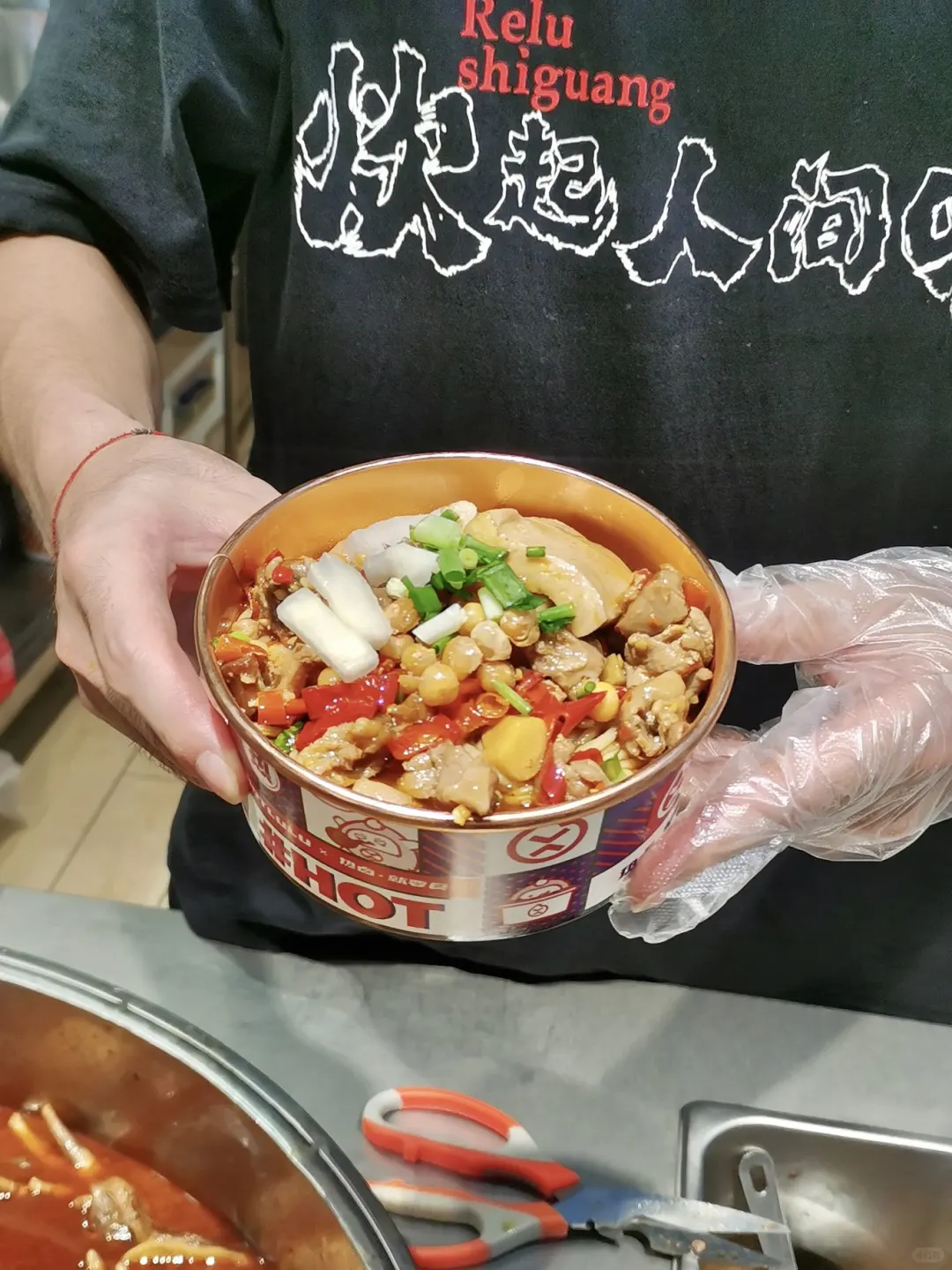 吃完念念不忘的鸡肉拌粉….