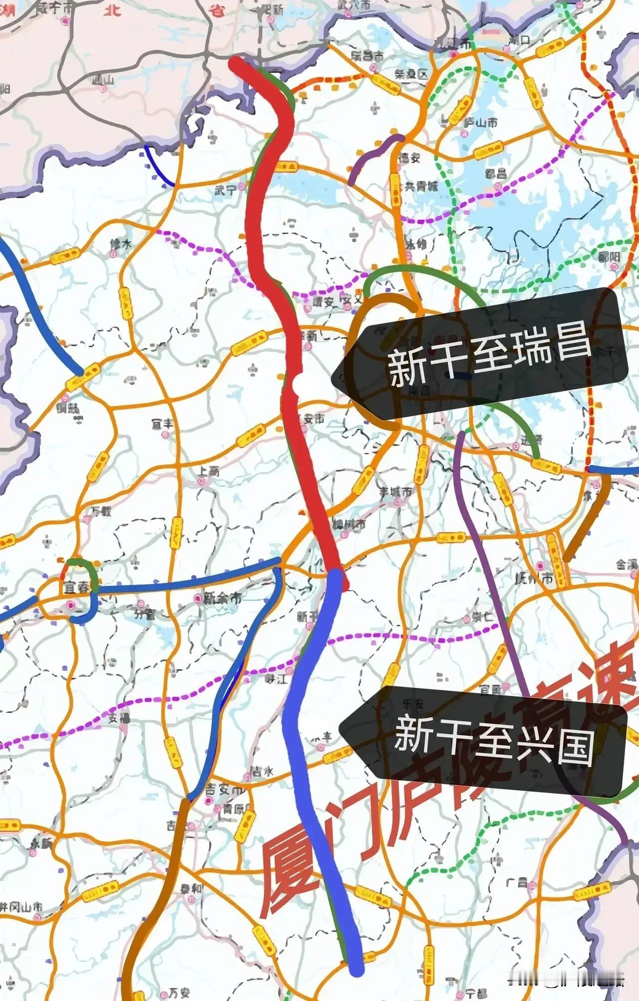 好消息，江西新干至瑞昌高速公路有了新进展，现已进行环评第一次公示


近日，G7