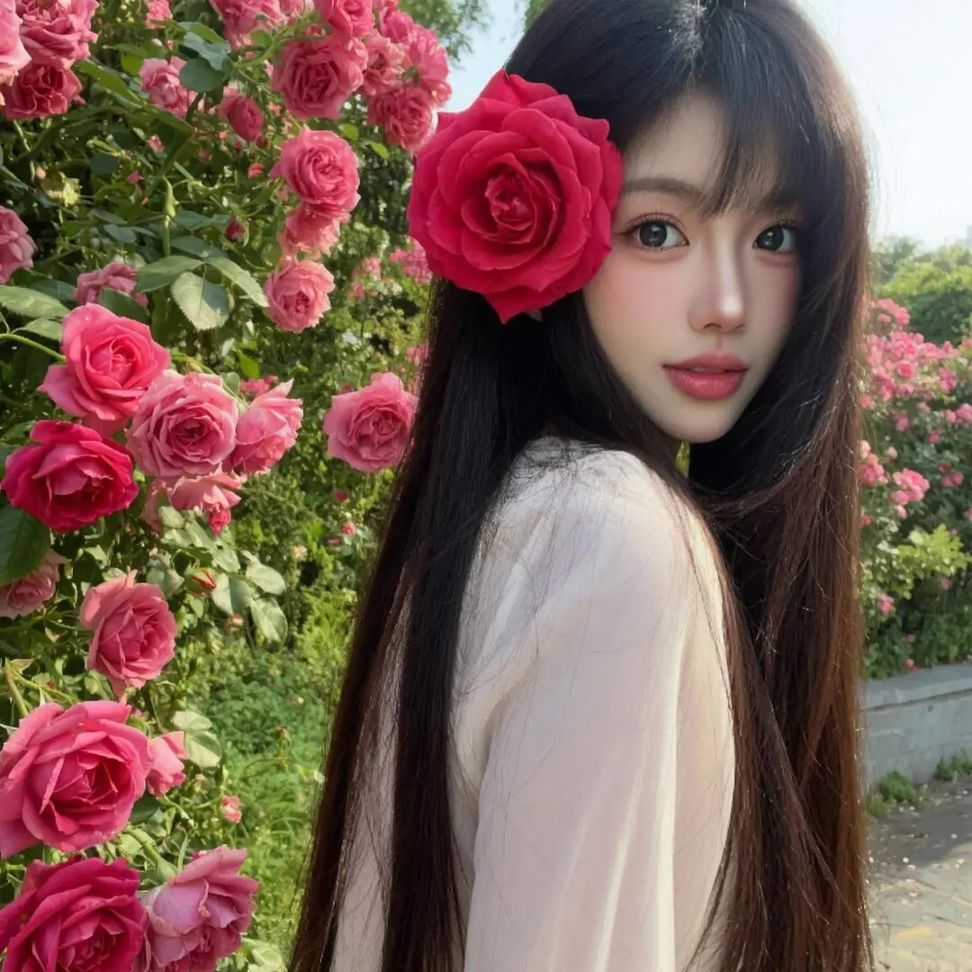AI玫瑰氛围感写真 随变ai随便玩 写真情绪片