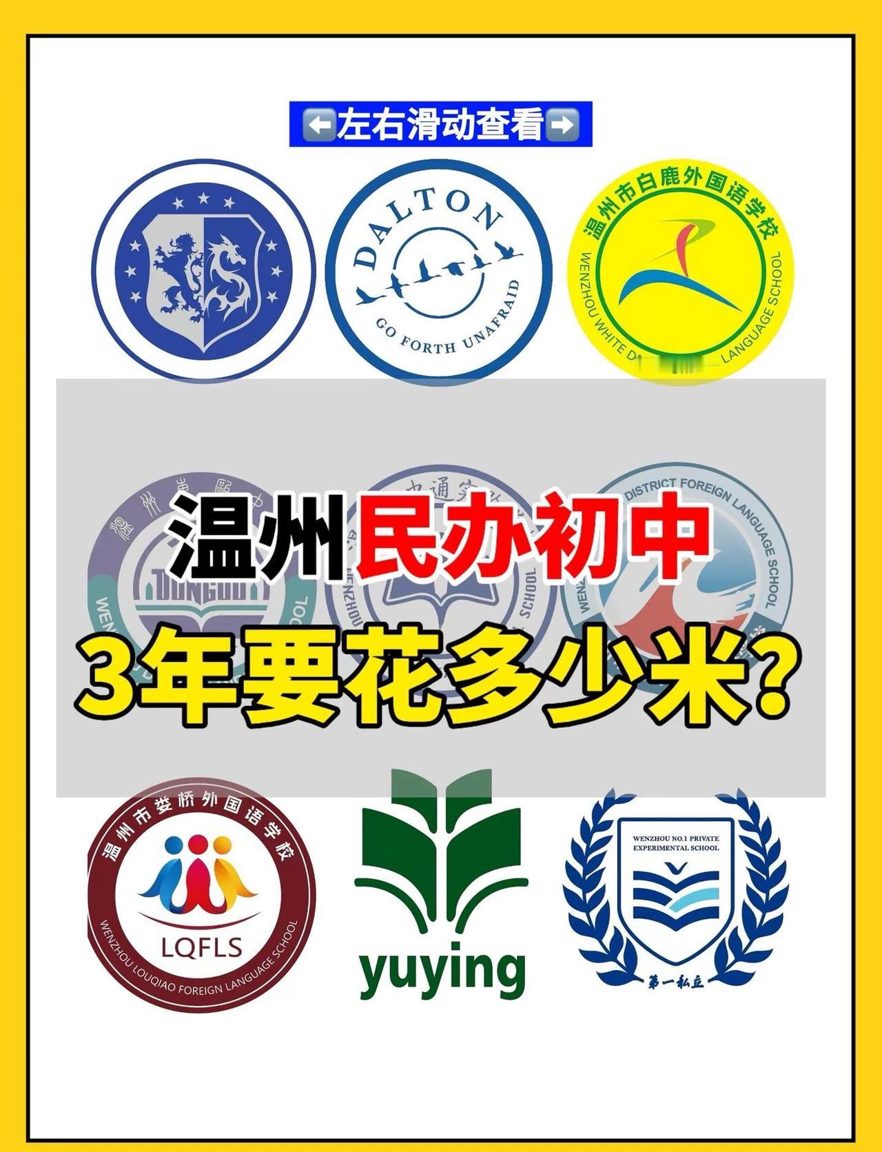 温州小升初：民办初中学费盘点。小升初 民办学校 私立学校 温州小升初