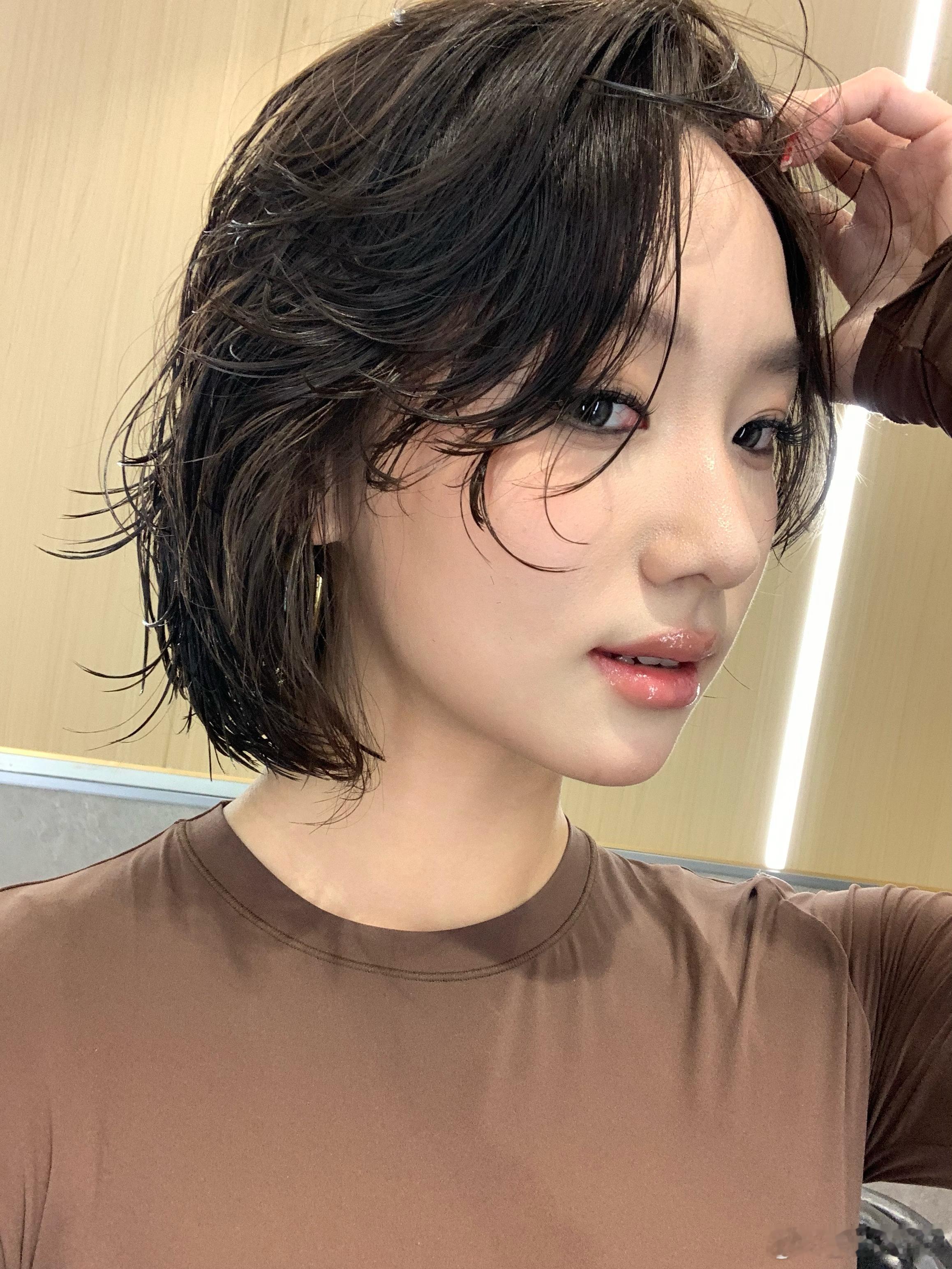 22年来 第一次剪短发爽！！！ 