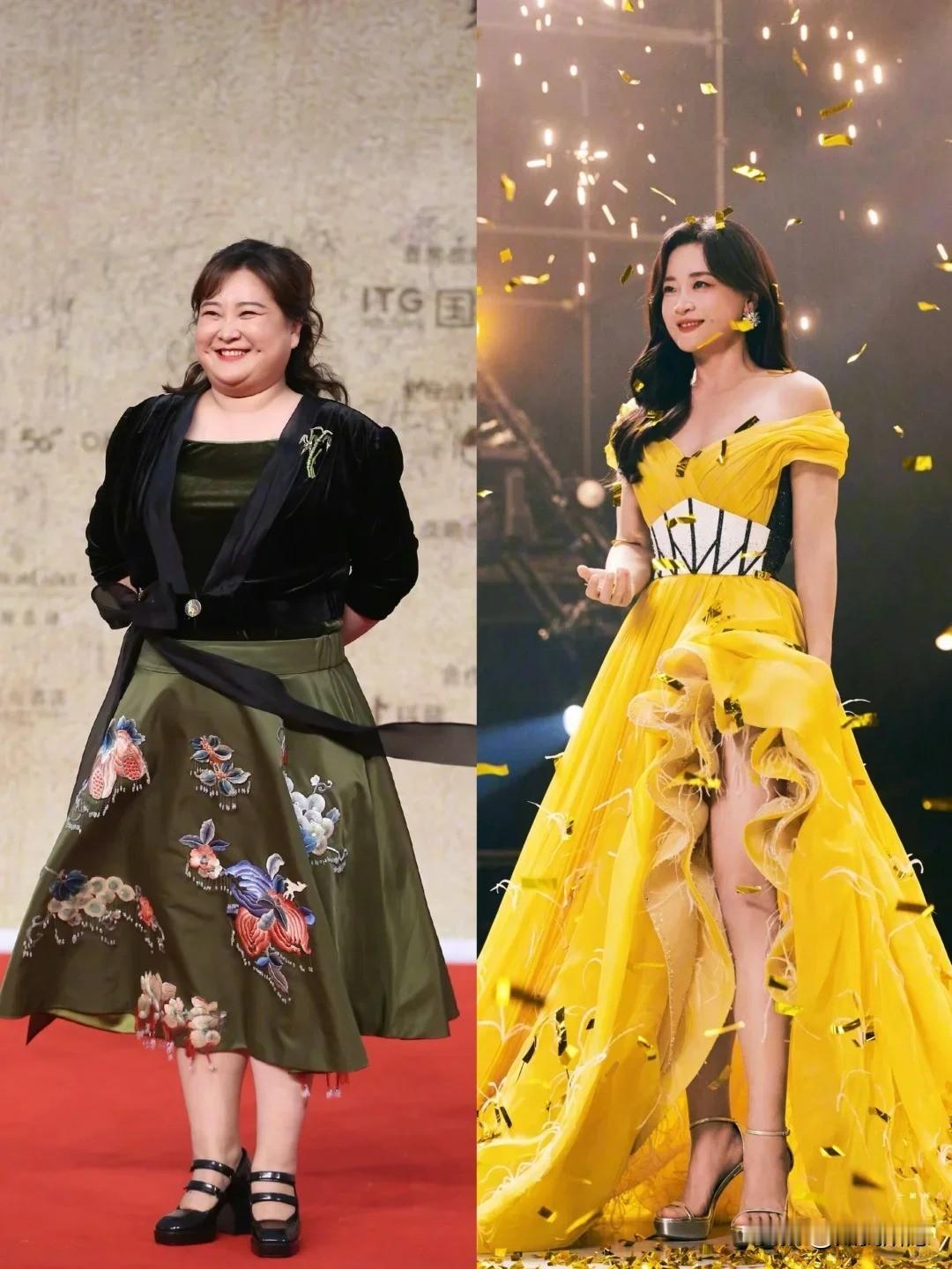 我算是看明白了：
贾玲的“热度密码”
从来不只是身材！

以前胖，是特色；如今瘦