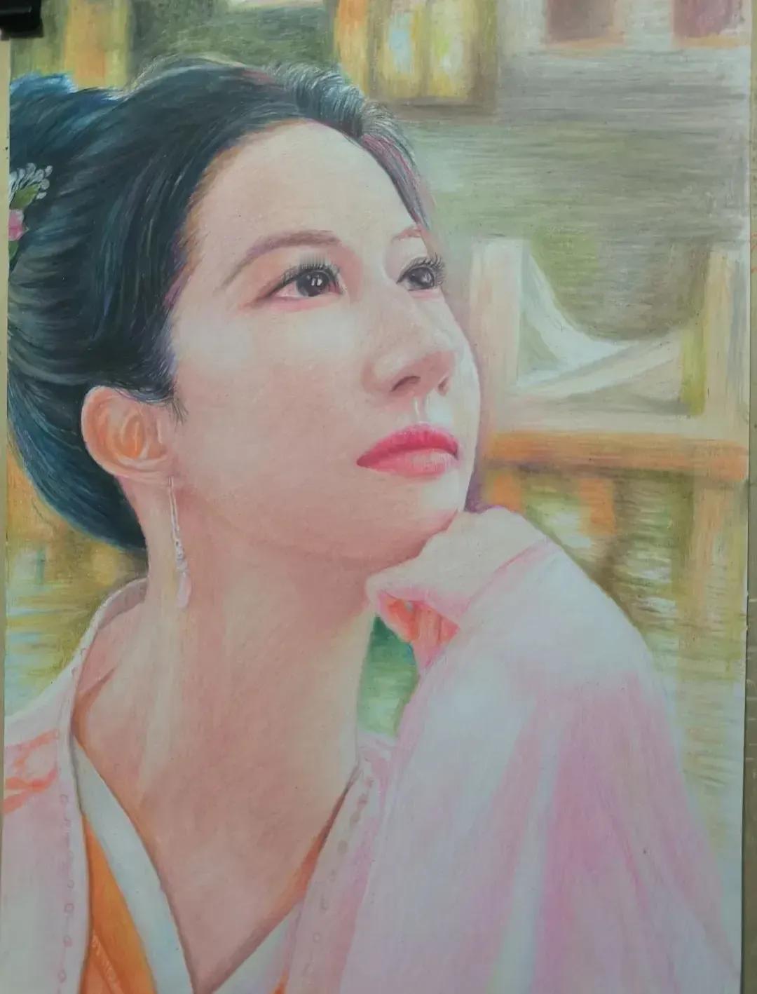 第一次画人物肖像，神仙姐姐刘亦菲，太难了！