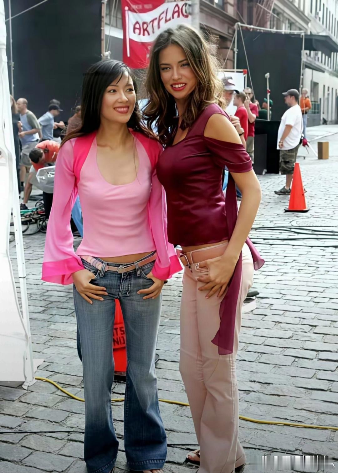 早期的章子怡。 