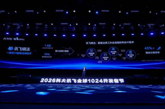 科大讯飞发布端云一体讯飞星火X2.6大模型