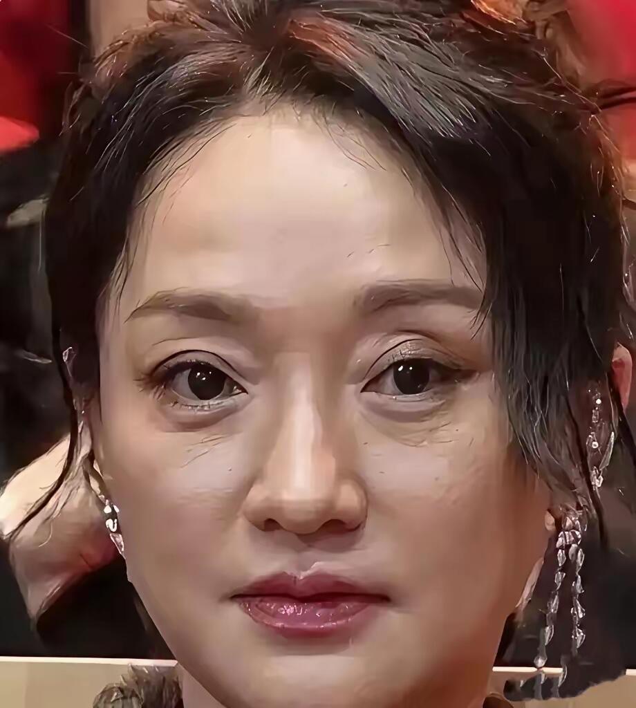 女神也扛不住生图了，眼袋比较深，近距离观看就是普通的中年女人一个，完全没有那种灵