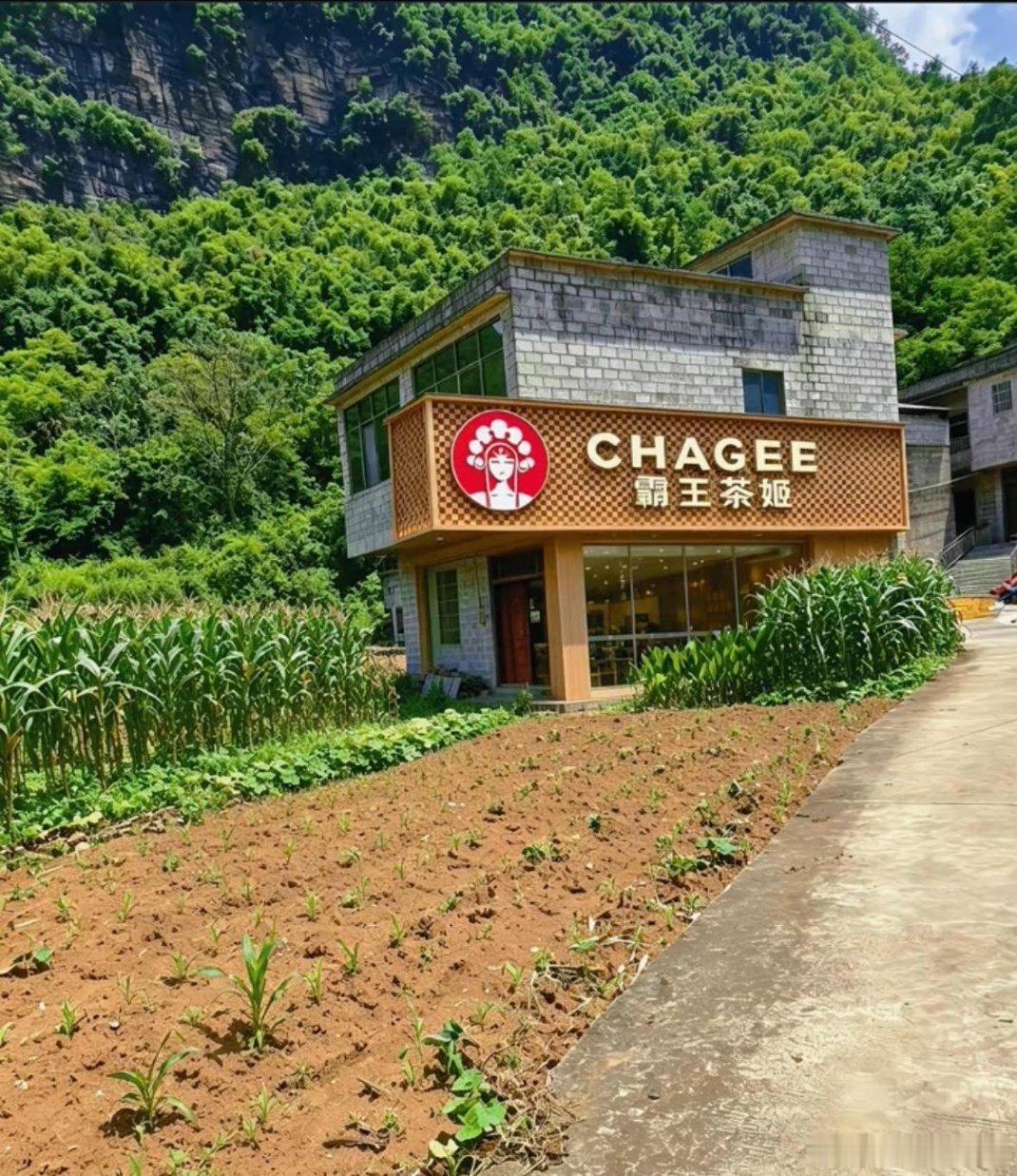 还以为回村了可以戒奶茶，没想到村里开了个奶茶店。 