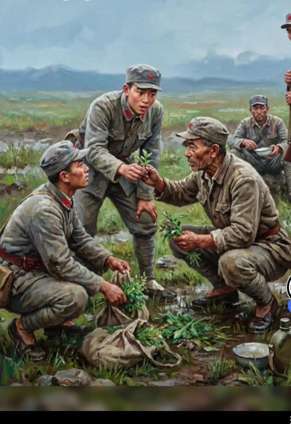 红军长征过草地油画展
下面精选红军长征过草地油画展，画家笔下的红军战士风采