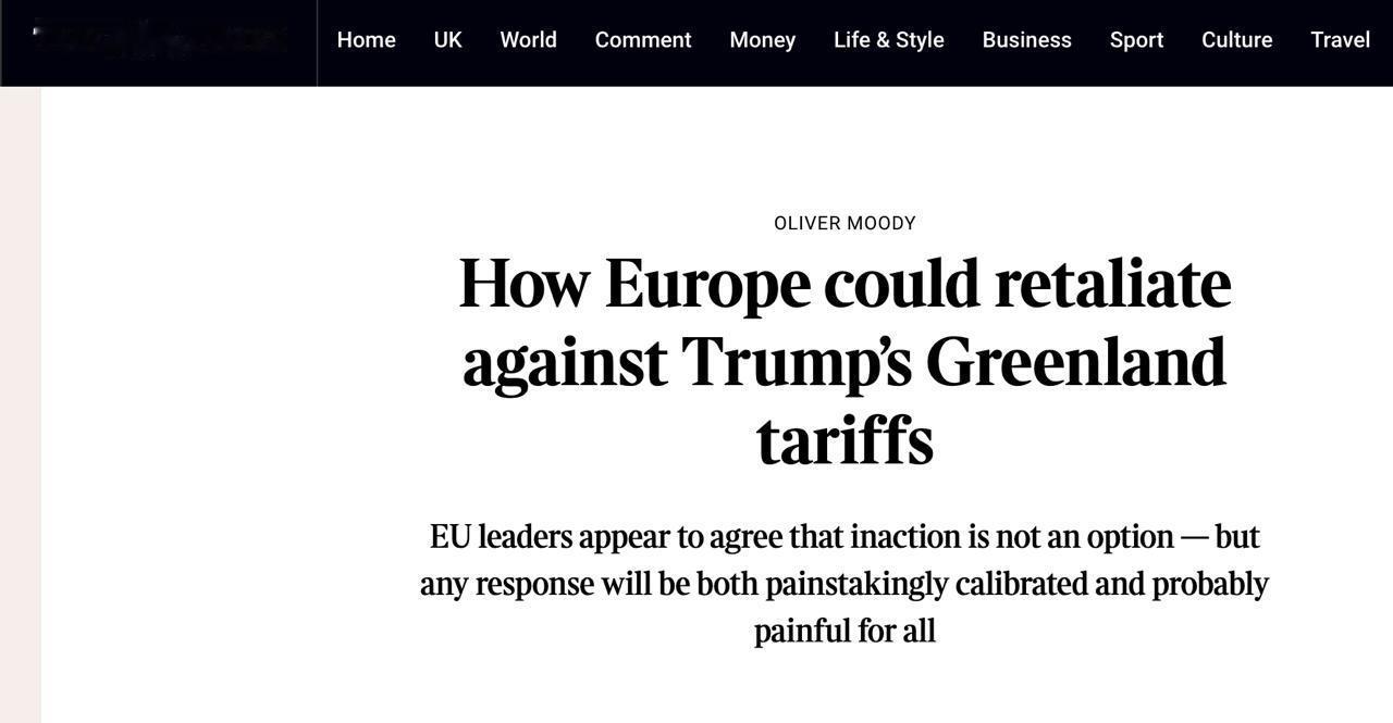 德国不会因格陵兰岛冲突而关闭美国在其境内的军事基地，但可能会提高租金。

《泰晤