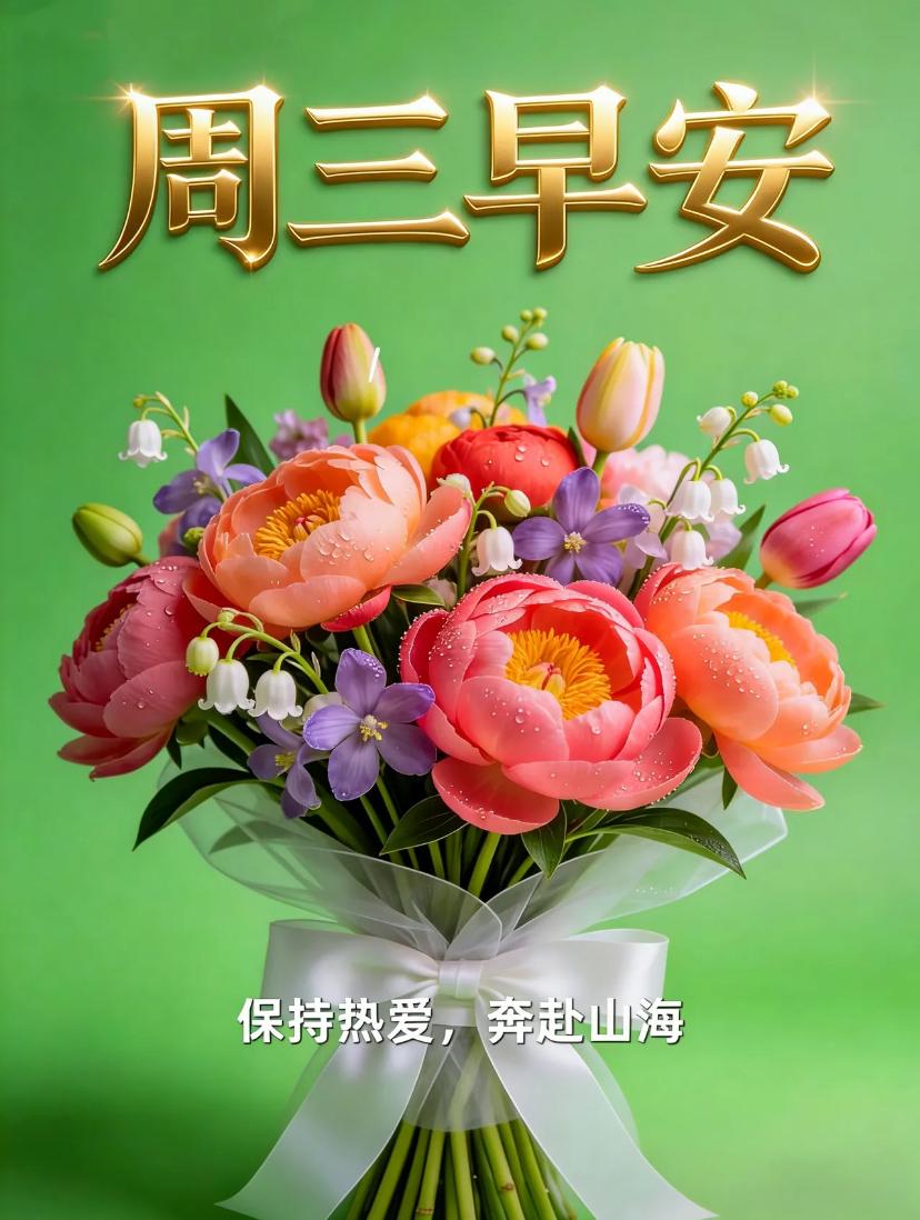 🌺2026 ./4.15.周三春晨祝福🌺


☀️‘冫❤春光正好，天气转暖，