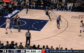 威少第10个助攻，鲍威尔轰进三分，维持逆转希望
北京时间1月15日，快船与森林狼