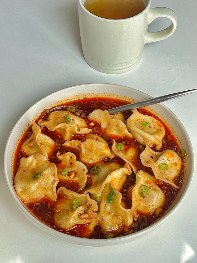 一个人的干净饭～巨好吃的酸汤水饺🥟