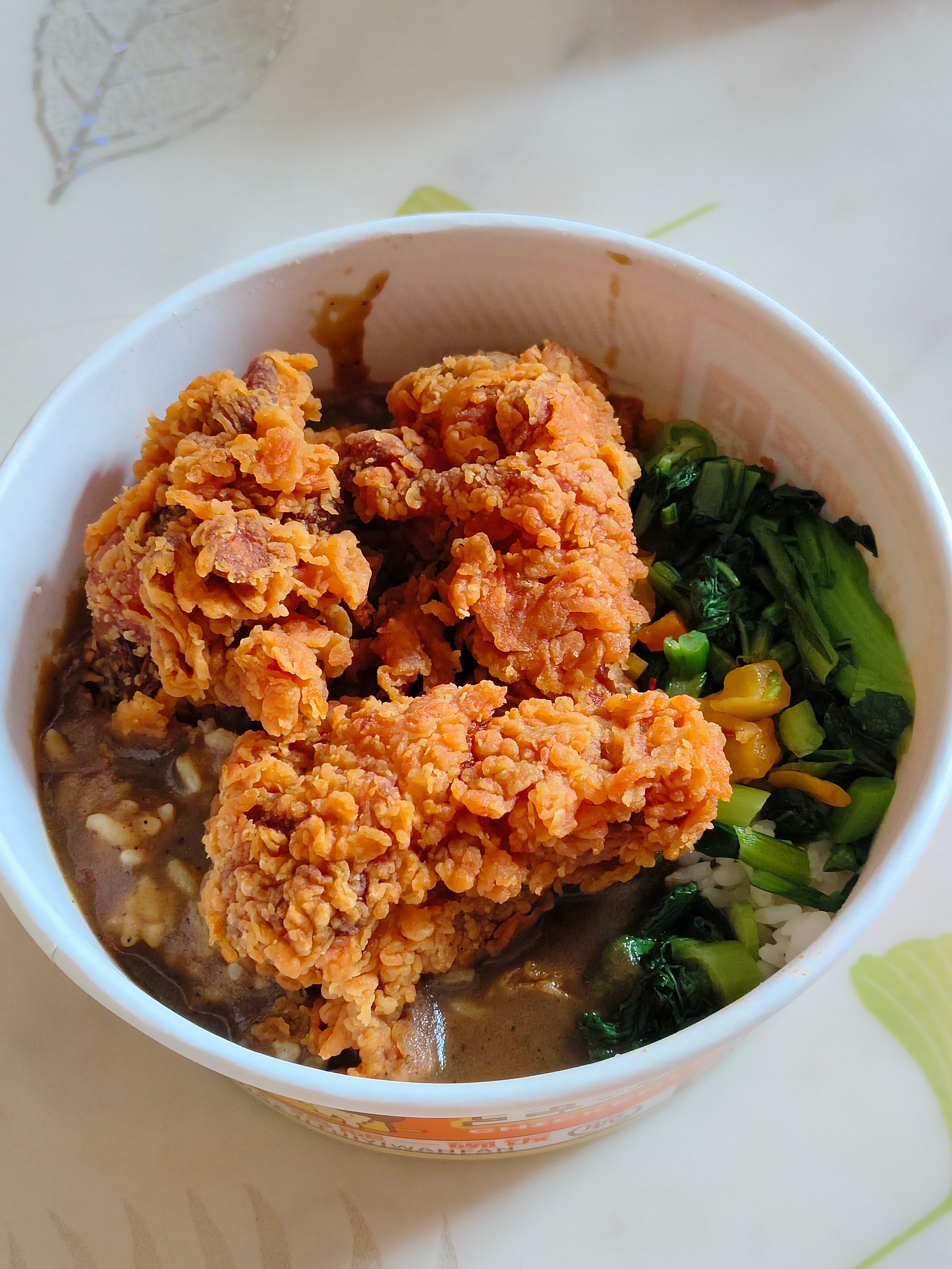 土豆泥炸鸡腿拌饭 粉丝先吃！ 