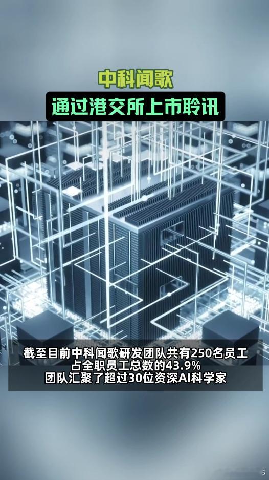 中科闻歌通过港交所上市聆讯 AI浪潮之下，传统企业加速升级转型，直接带动决策智能