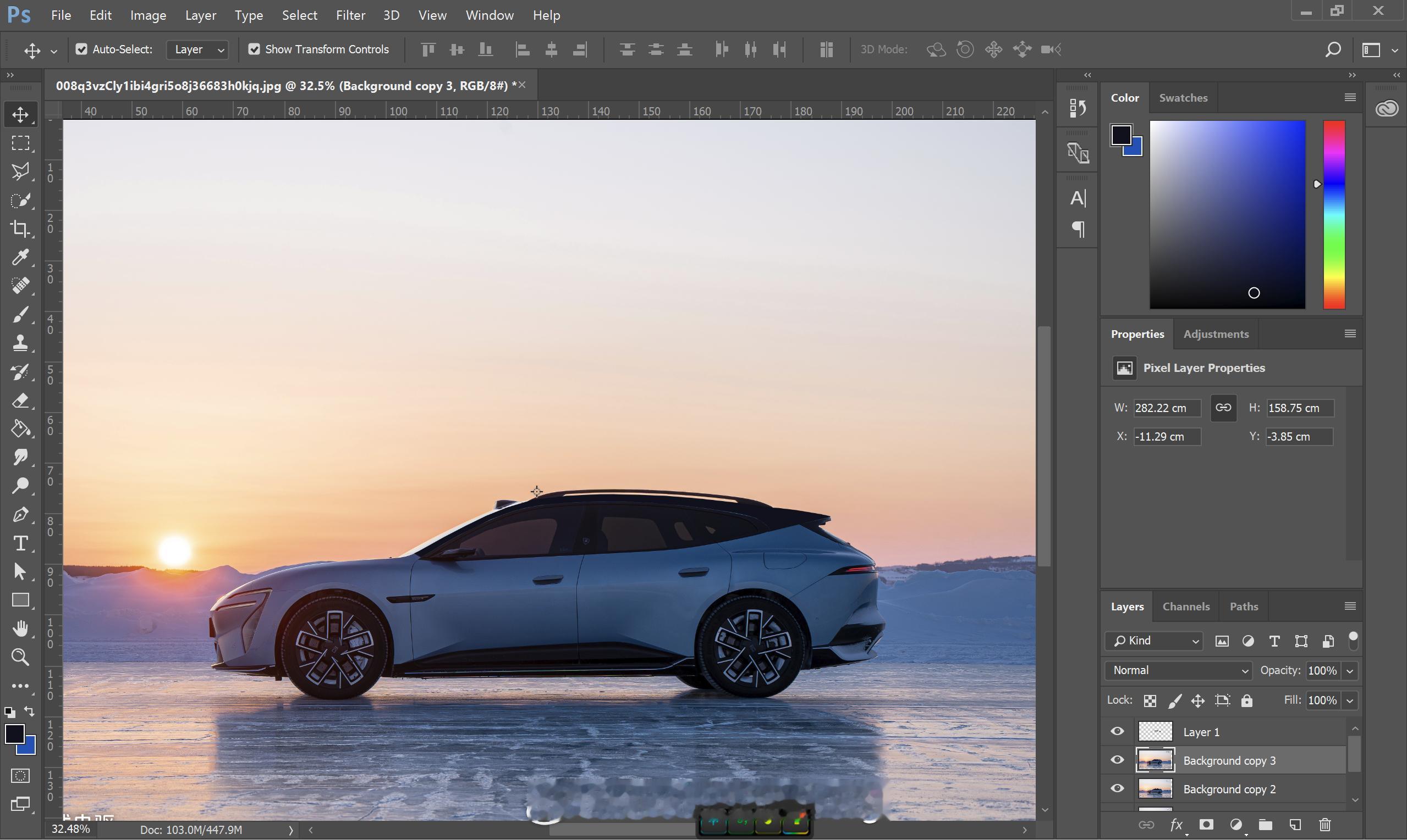 AI时代依然坚持手搓的人......搞了个双色车身版的06T，现在感觉还是没有行